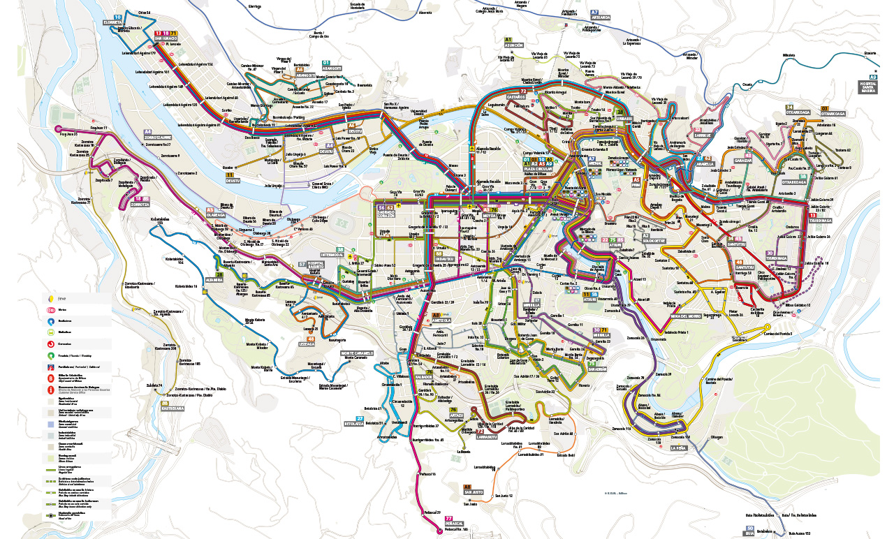ÖPNV-Karte Bilbao-titelbild