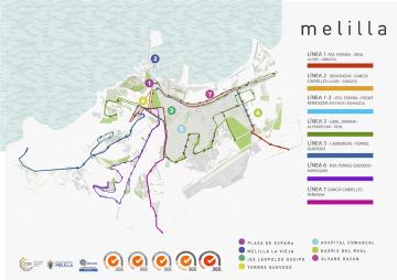 ÖPNV-Karte Melilla-titelbild