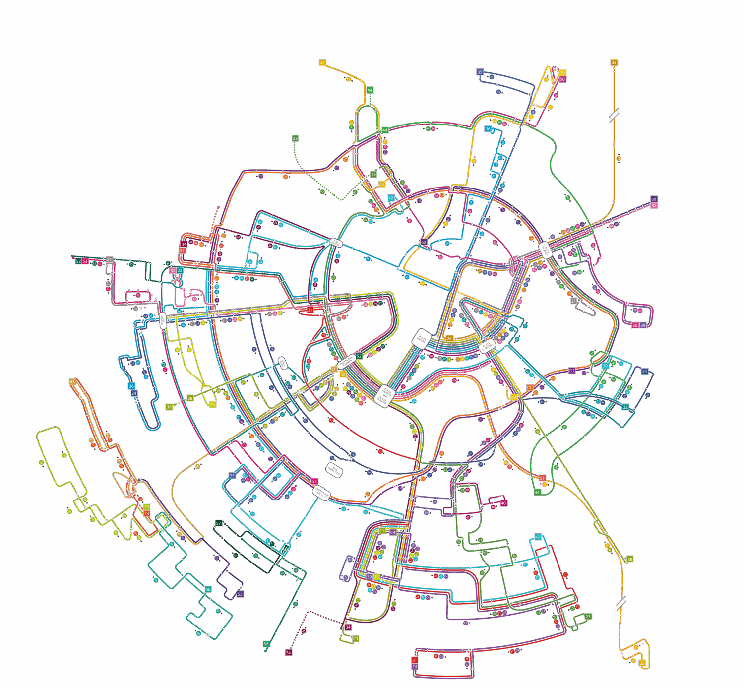 ÖPNV-Karte Saragossa-titelbild