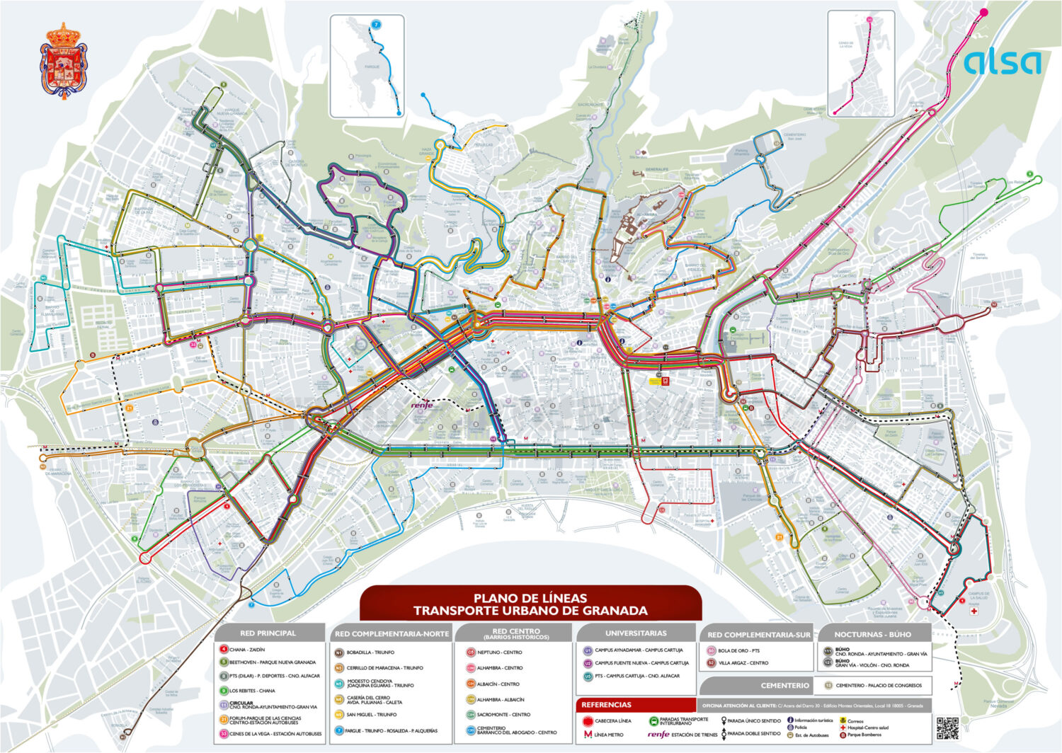 mapa autobuses urbanos Granada-imagen-de-portada